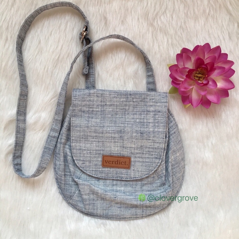 NWT Verdict Originals Chambray Cross-Body Bag